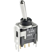 NKK Switches B12AP B12AP Kippschalter 28 V/DC 0.1A 1 x Ein/Ein rastend 1St. NKK Switches B12AP B12AP Kippschalter 28 V/DC 0.1A 1 x Ein/Ein rastend 1St. von NKK Switches