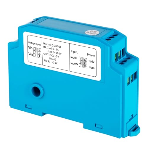 AC Strom- und Spannungskombinationssender 0-100A 0-450V Strom- und Spannungssignaltrenner Strom- und Spannungssensor 4-20mA 0-10V(RS485 output,AC0-5A 0-100V) von NKSDSEEK