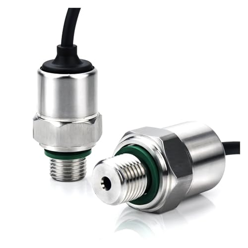 Drucksensor Transmitter G1/4 5-12V 0-5V Wasserdrucksensor for Wasser, Öl, Gas, Luft, Keramiksensor Edelstahl(0-5V,0-1Bar) von NKSDSEEK