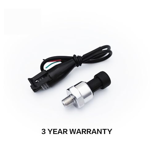 Drucksensor-Transmitter for Wasser, Öl, Gas, Luft, 1/8NPT, 5-16V, Keramiksensor, Edelstahl, 5-300psi(Output 0-3.3v,100psi) von NKSDSEEK