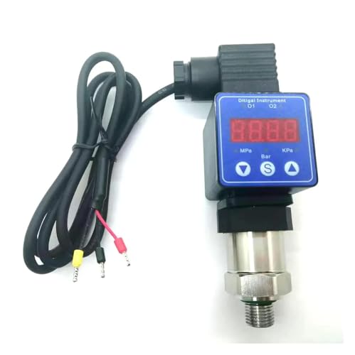 Drucktransmitter mit LED-Anzeige G1/4 12-36V 4-20mA 0,5% 0-600bar Drucksensor(4-20mA 3wire,0-8bar) von NKSDSEEK
