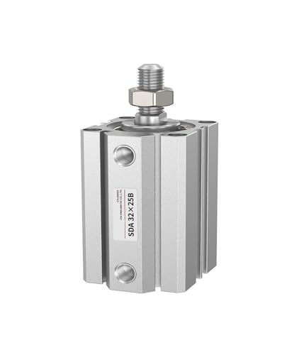 SDA25 kleine pneumatische dünne zylinder 5-10-15-20-25-30-35-40-50-60B-S mit magnet(SDA25 40 BS with magnet external thread) von NKSDSEEK