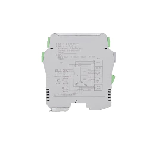 Temperaturtransmitter RTD-Signalisolator Cu50 Cu100 Pt100 Eingang 1 in 1 out Sensorkonvertierungsmodul 4-20 mA 0-10 V 5 V(PT100 0-200C INPUT_OUTPUT 0-10V_DC24V) von NKSDSEEK