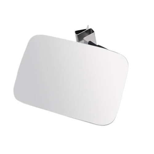 NKURTPC Auto Spiegelkappen Auto Hilfs Toter Winkel Spiegel Weitwinkel 360 Grad Verstellbare Parkplatz Randlose(Size1 A 1pc) von NKURTPC