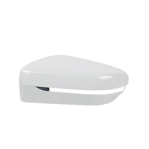 NKURTPC Auto Spiegelkappen Fit Für BMW 3 Serie G20 G21 G28 2020 Links Rechts Hinten Spiegel Glas Abdeckung Rahmen Blinker Licht Unten(Pearl White Left) von NKURTPC