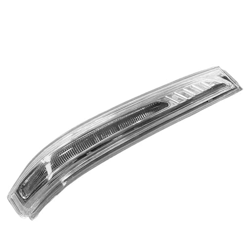 NKURTPC Auto Spiegelkappen Fit Für Hyundai Grand Santa Fe 2013 2014 2015 2016 2017 Hinten Spiegel Glas Abdeckung Rahmen Blinker Licht Lampe(Light Right) von NKURTPC