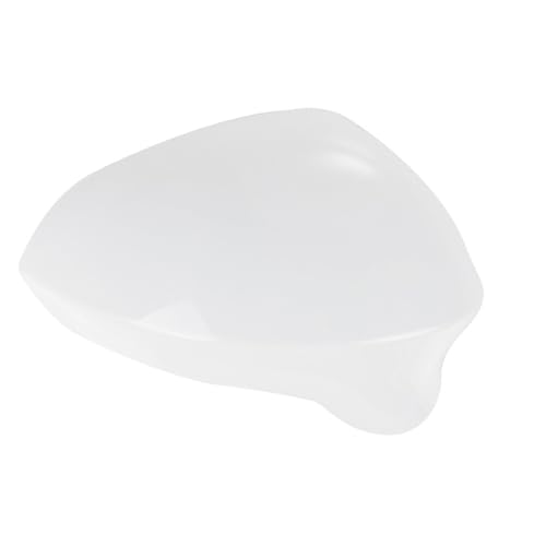 NKURTPC Auto Spiegelkappen Fit Für Seat Ibiza MK4 6J 2008-2017 Spiegel Shell Ersatz Seite Rückspiegel Abdeckungen Kappe(White Right) von NKURTPC