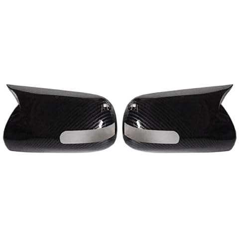 NKURTPC Auto Spiegelkappen Fit Für Toyota Corolla E140 E150 2006-2013 Rückspiegel Abdeckung Seite Flügel Tür Spiegel Kappen(Carbon Fiber Pattern) von NKURTPC