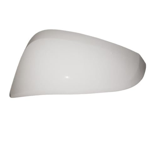 NKURTPC Auto Spiegelkappen Fit Für Toyota RAV4 2014-2018 Auto Ersatz Rückansicht Seite Spiegel Abdeckung Tür Rückansicht Fall Trim Gehäuse(Super White Left) von NKURTPC