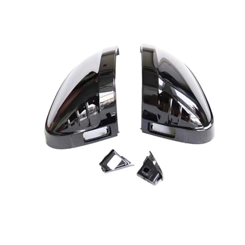 NKURTPC Auto Spiegelkappen Passend für Audi A4 B9 S4 RS4 A5 S5 RS5 2017–2023 Auto-Rückspiegelabdeckungsschale mit Spurwechsel-Assistent-Set von NKURTPC