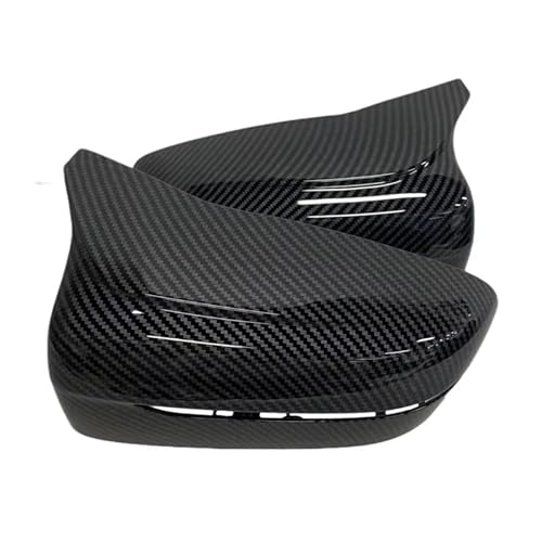 NKURTPC Auto Spiegelkappen Passend für BMW 3er/5er/6er/7er/8er G11 G12 G14 G15 G16 G20 G21 G30 G31 2019 2020 Seitenrückspiegelabdeckung(LHD-Carbon Pattern) von NKURTPC