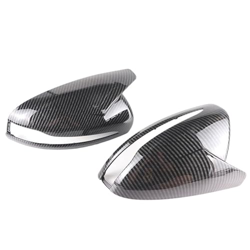 NKURTPC Auto Spiegelkappen Passend für Mercedes Benz C GLC SE Klasse W205 X253 W222 W213 W238 Ersatz-Seitenrückspiegel-Abdeckkappenschale(Carbon Pattern-2) von NKURTPC