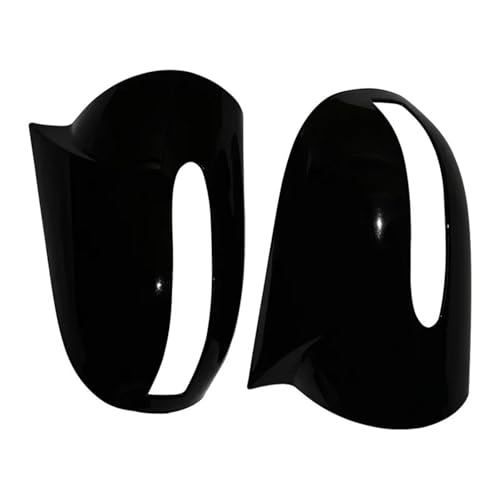 NKURTPC Auto Spiegelkappen Passend für Mercedes-Benz E, C-Klasse W211 W203 2001–2007. Teile-Styling. Auto-Seitentür-Rückspiegel-Abdeckkappen.(Gloss Black) von NKURTPC