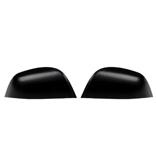 NKURTPC Auto Spiegelkappen Passend für Tesla Model 3 Highland. Passend für Model Y. ABS-Rückspiegel-Dekorschale aus Kohlefaser.(3 Matte Black) von NKURTPC