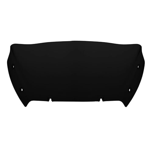 NKURTPC Windschutzscheibe Windabweiser 9 Zoll Motorrad Windschutzscheibe Abdeckung Windschutzscheibe Fit Für Harley Road Glide FLTRX FLTRXSTSE 2024 FLTRXSE 2023-24(9 inch Black) von NKURTPC