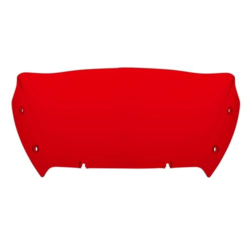 NKURTPC Windschutzscheibe Windabweiser 9 Zoll Motorrad Windschutzscheibe Abdeckung Windschutzscheibe Fit Für Harley Road Glide FLTRX FLTRXSTSE 2024 FLTRXSE 2023-24(9 inch Red) von NKURTPC