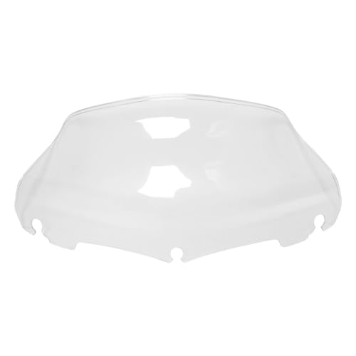 NKURTPC Windschutzscheibe Windabweiser 9 Zoll Windschutzscheibe Motorrad Frontscheibe Windabweiser Fit Für Harley Touring Electra Street Glide 2014-2023(Clear) von NKURTPC