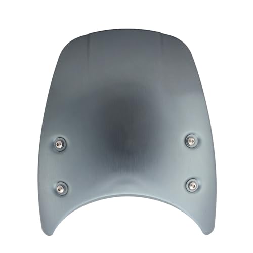 NKURTPC Windschutzscheibe Windabweiser Fit Für BMW R9T R Nine T Scrambler Racer Urban Pure 2014-2022 Motorrad Frontscheibe Wind Bildschirm Deflektoren(Titanium) von NKURTPC