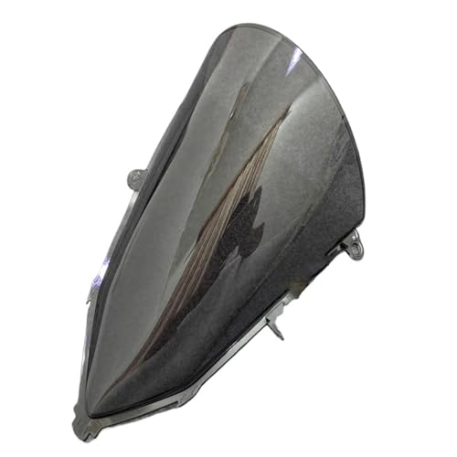 NKURTPC Windschutzscheibe Windabweiser Fit Für Honda CBR650R CBR 650R 2024 2025 Double Bubble Windschutzscheibe Bildschirm Windabweiser Bildschirm(Gray) von NKURTPC