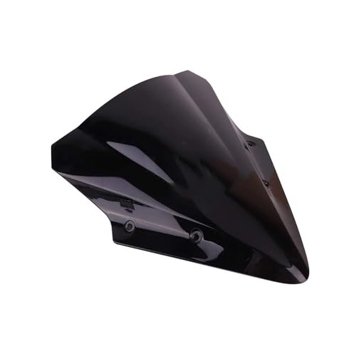 NKURTPC Windschutzscheibe Windabweiser Fit Für Kawasaki Fit Für Ninja 650 ER6F EX650 2017-2019 Motorrad Zubehör Wind Bildschirm Deflektoren Parabrisas(Black) von NKURTPC