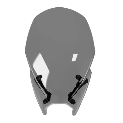 NKURTPC Windschutzscheibe Windabweiser Fit Für MT-09 2024 2025 Motorrad Windschutzscheibe Visier Deflektor Verkleidung Abdeckung Erhöhung Windschutzscheibe Spoiler(Gray) von NKURTPC