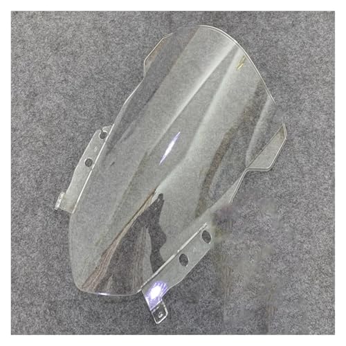 NKURTPC Windschutzscheibe Windabweiser Fit Für Triumph Daytona 660 2024-2025 Motorrad Windschutzscheibe Bildschirm Windabweiser Double Bubble Windschutzscheibe(Transparent) von NKURTPC