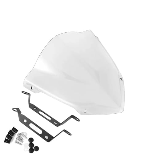 NKURTPC Windschutzscheibe Windabweiser Fit Für Yamaha Fit Für MT-07 FZ-07 2018-2020 MT07 FZ07 2013-2017 Windabweiser Windschutzscheibe Windschutz(18-20 B) von NKURTPC