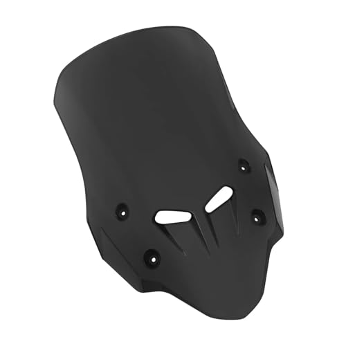 NKURTPC Windschutzscheibe Windabweiser Fit für Honda CB400X CB500X 2019-2023 2024 Motorrad-Bildschirm Double Bubble Windschutzscheibe Deflektorschutz Windschutzscheibe(Black) von NKURTPC