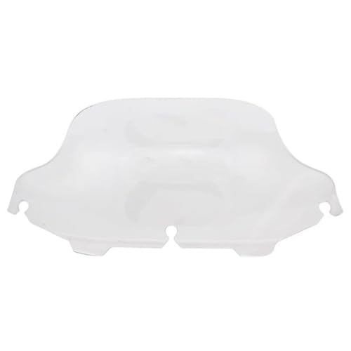 NKURTPC Windschutzscheibe Windabweiser Motorrad 6'' 8'' Windschutzscheibe Windschutz Kompatibel Fit Für Harley Electra Street Glide FLHX Touring CVO 96-13(8inch Clear) von NKURTPC