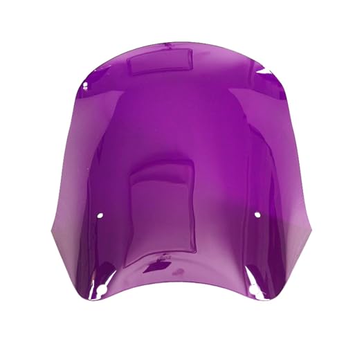 NKURTPC Windschutzscheibe Windabweiser Motorrad T-Sport Verkleidung 15 Zoll Orange Ersatz Windschutzscheiben Windschutzscheibe Fit Für Alle T-Sport Verkleidung(Purple) von NKURTPC