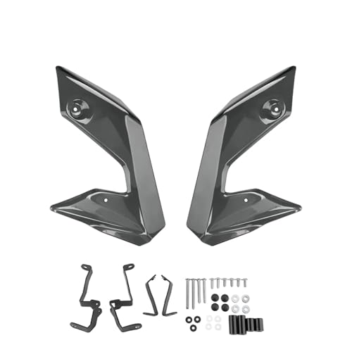 NKURTPC Windschutzscheibe Windabweiser Motorrad Unteren Deflektor Seite Windcsreen Fit Für BMW R1200GS LC R1250GS R 1250 1200 GS 2018 2019 2020 2021(Black) von NKURTPC