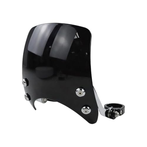 NKURTPC Windschutzscheibe Windabweiser Motorrad Windschutzscheibe Transparent Windschutzscheibe Kompatibel Gabel Fit Für Harley Sportster 883 X48 Eisen 1200(B) von NKURTPC