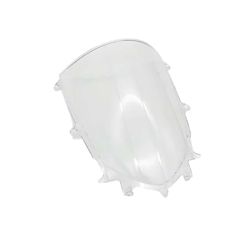 NKURTPC Windschutzscheibe Windabweiser Passend für Yamaha YZF R6 YZF600 2017–2024 YZF-R7 2022–2024 Motorrad-Windschutzscheibe, Winddicht, Luftabweiser(Transparent) von NKURTPC