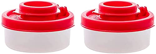 Nalakey Mini-Gewürzglas,kleine Salz- und Pfefferstreuer,Premium Gewürzboxen Aufbewahrungsboxen,für Gewürze in groß und klein mit praktischen Streuer Perfekt für Reisen Camping (2pcs) von NKY