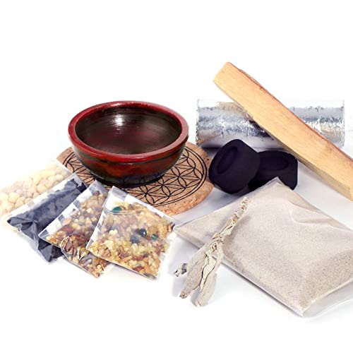 NKlaus 10 TLG. All in One Weihrauch Kräuter Räucher Set Premium Räuchermischung 40725 NKlaus 10 TLG. All in One Weihrauch Kräuter Räucher Set Premium Räuchermischung 40725 von NKlaus