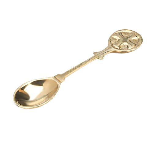 NKlaus 10cm Weihrauchlöffel gold für Weihrauch Harze und Kräuter aus massivem Messing Räucherlöffel Geschenk Handarbeit 2945 NKlaus 10cm Weihrauchlöffel gold für Weihrauch Harze und Kräuter aus massivem Messing Räucherlöffel Geschenk Handarbeit 2945 von NKlaus