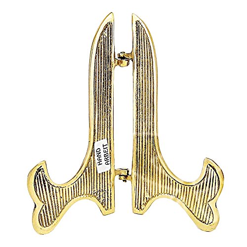 NKlaus 22cm Ständer massiv Messing Handarbeit Ikone, Buch, Tellerständer Geschenk 2785 NKlaus 22cm Ständer massiv Messing Handarbeit Ikone, Buch, Tellerständer Geschenk 2785 von NKlaus