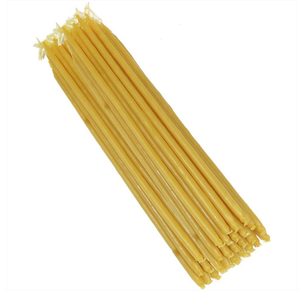 NKlaus Bienenwachskerze 5033g (ca. 1000 St) Kerzen 100% Bienenwachs 19cm von NKlaus