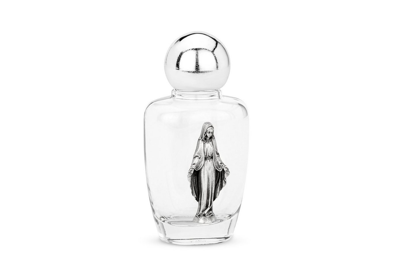 NKlaus Dekofigur 30ml Weihwasserflasche aus Glas motiv Figur Empfängnis 8,5x4x3,5 cm Wa, Made in Germany von NKlaus