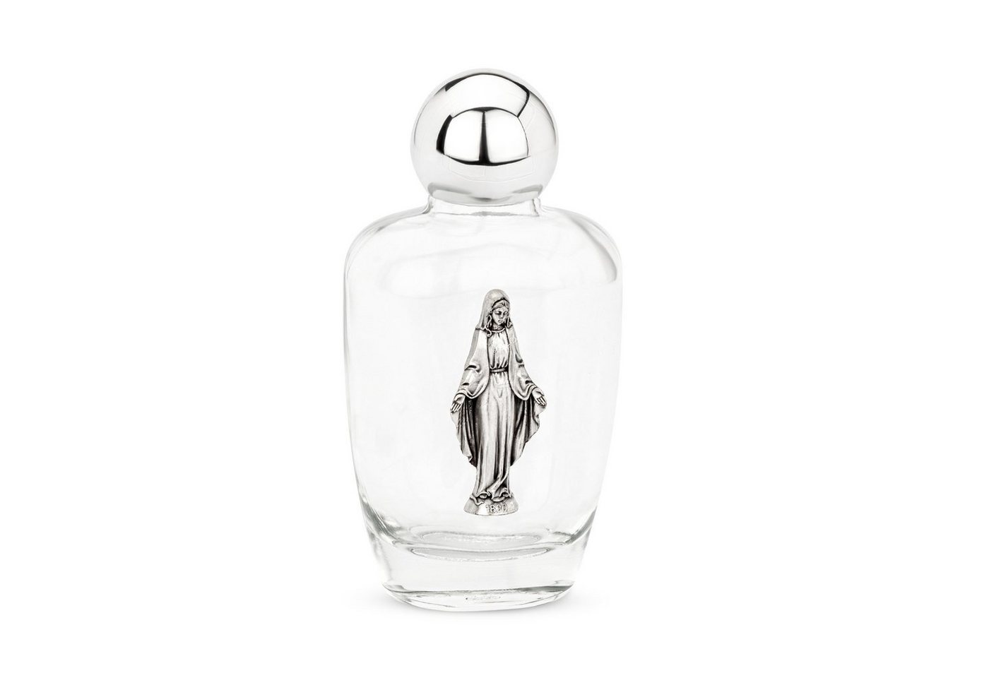 NKlaus Dekofigur 50ml Weihwasserflasche aus Glas motiv Figur Miraculeuse 9,5x5x3,5 cm W, Made in Germany von NKlaus