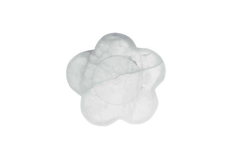 NKlaus Edelstein Selenit Teelichthalter Blume 3 x 7 cm, Meditation von NKlaus