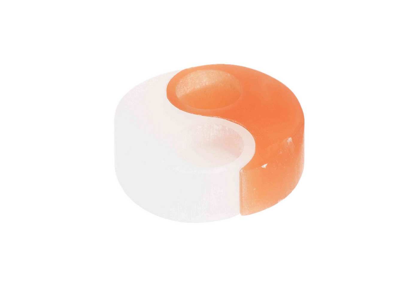 NKlaus Edelstein Selenit Yin-Yang Teelichthalter – 11,5 cm, Meditation NKlaus Edelstein Selenit Yin-Yang Teelichthalter – 11,5 cm, Meditation von NKlaus