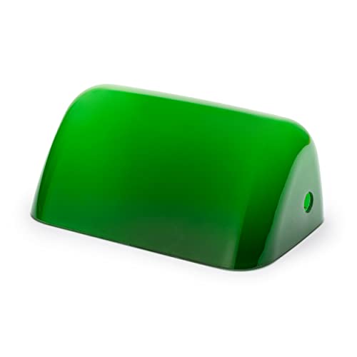 NKlaus Ersatzabdeckung aus Glas für Bankerslampen grün 18x7x11cm Echter Ersatz-Glasschirm 11690 NKlaus Ersatzabdeckung aus Glas für Bankerslampen grün 18x7x11cm Echter Ersatz-Glasschirm 11690 von NKlaus