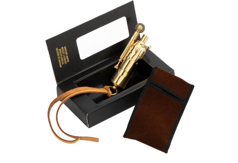 NKlaus Feuerzeug Elegantes Sturm-Feuerzeug Messing 8x2cm Retro Reisefeuerzeug Dekoratio NKlaus Feuerzeug Elegantes Sturm-Feuerzeug Messing 8x2cm Retro Reisefeuerzeug Dekoratio von NKlaus