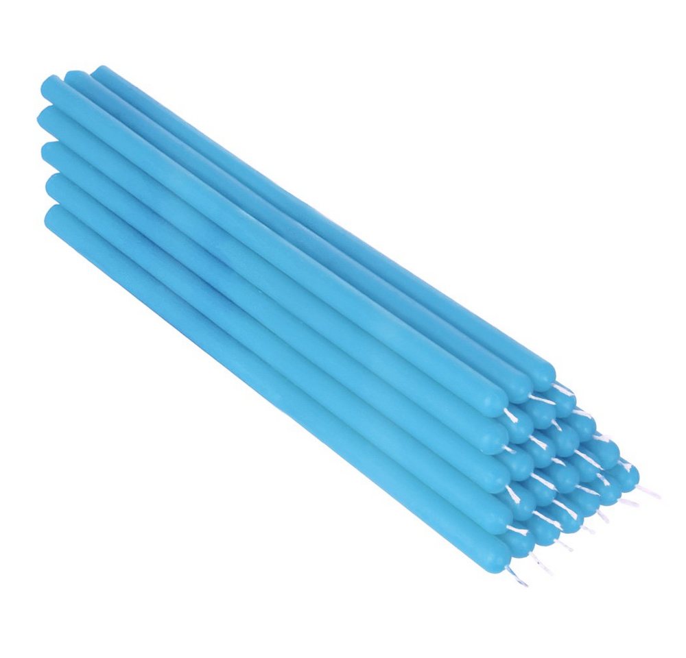 NKlaus Formkerze 25x Hell Blau Paraffinwachs 26cm Tropfkerzen Ritua NKlaus Formkerze 25x Hell Blau Paraffinwachs 26cm Tropfkerzen Ritua von NKlaus