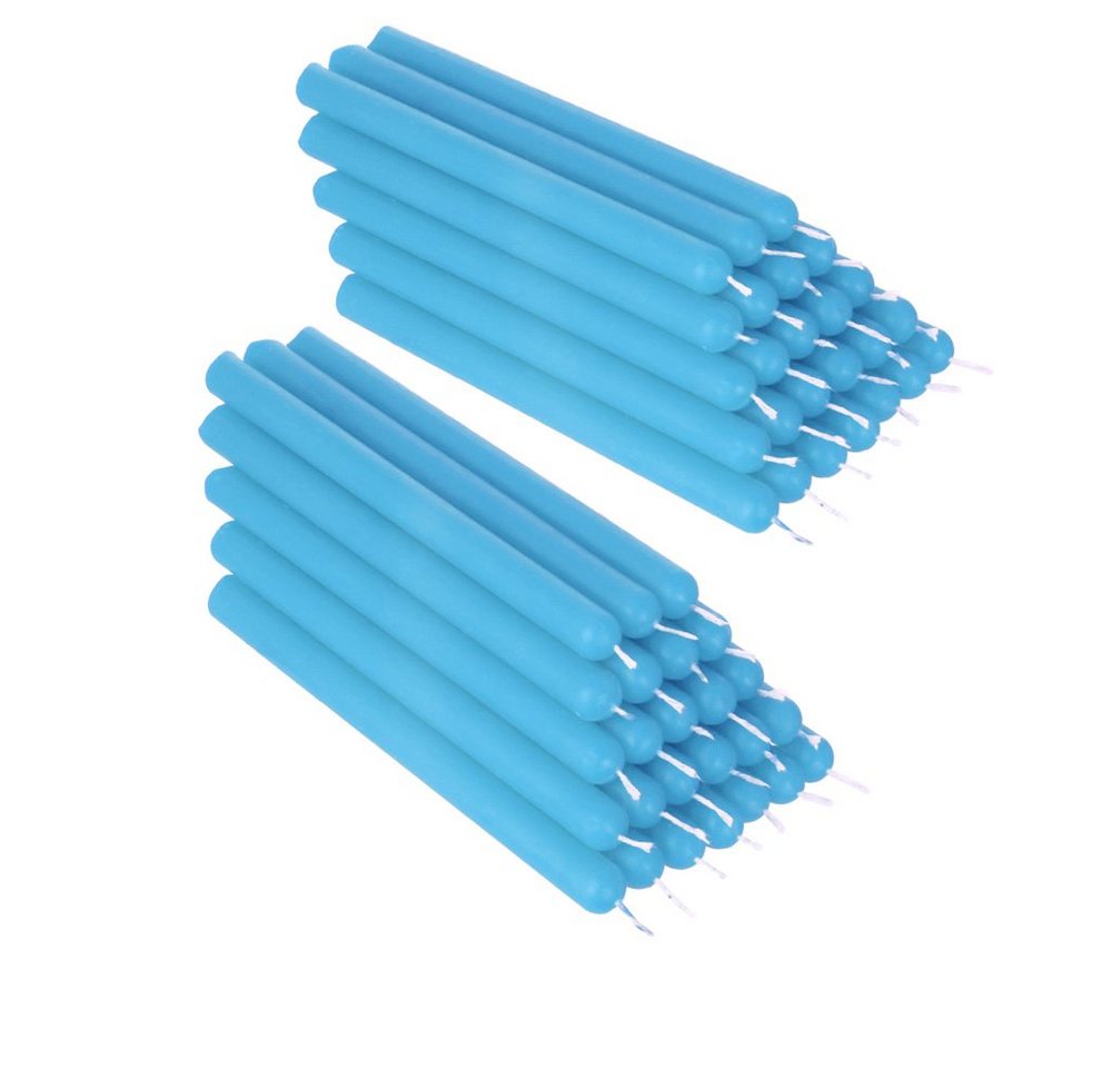 NKlaus Formkerze 50x Hell Blau Paraffinwachs 12cm Tropfkerzen Ritua NKlaus Formkerze 50x Hell Blau Paraffinwachs 12cm Tropfkerzen Ritua von NKlaus