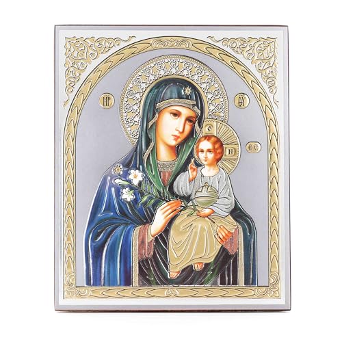 NKlaus - Gottesmutter Nicht Verwelkende Blume - Holz Ikone 15x18cm christlich Segen - 16574 NKlaus - Gottesmutter Nicht Verwelkende Blume - Holz Ikone 15x18cm christlich Segen - 16574 von NKlaus