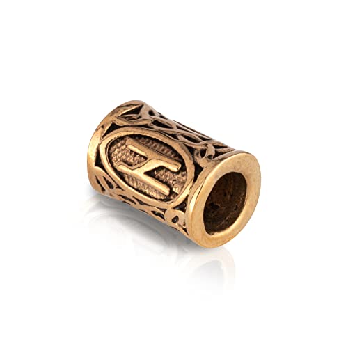 NKlaus HAGALAZ - Bronze Futhark Haar Bartperle Germanisch Keltisch Wikinger Gothic 3555 NKlaus HAGALAZ - Bronze Futhark Haar Bartperle Germanisch Keltisch Wikinger Gothic 3555 von NKlaus