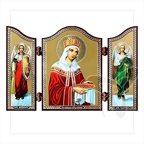 NKlaus Heilige Helena Christliche Ikone Triptychon Heiligendarstellung 1440 von NKlaus
