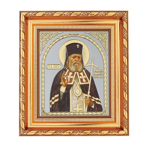 NKlaus Heiliger Lukas von Simferopol Ikone im Rahmen mit Glas 14x16cm christlich 11350 NKlaus Heiliger Lukas von Simferopol Ikone im Rahmen mit Glas 14x16cm christlich 11350 von NKlaus